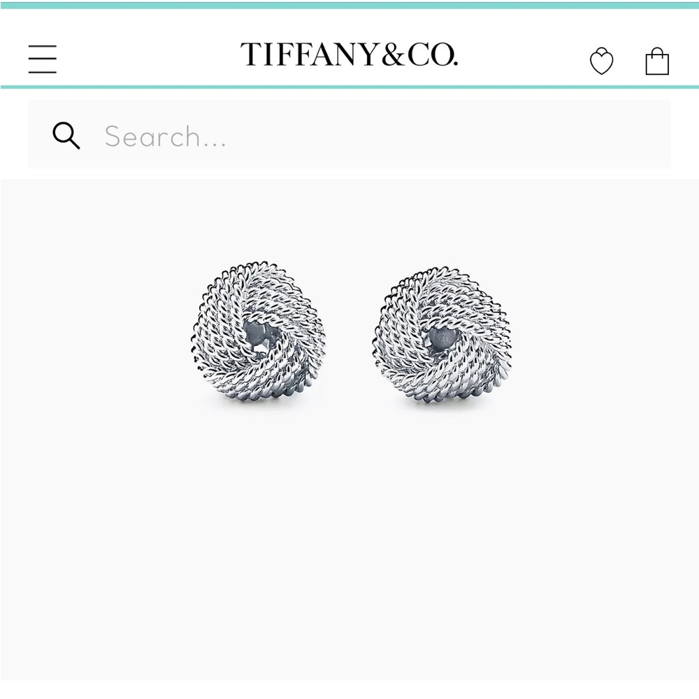 Tiffany & Co. Twist Silver Earrings